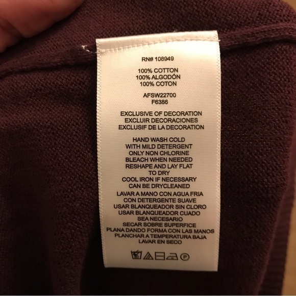 Alex Cannon Argyle Patterned Cotton Pull Over Sweater. Size L. New With Tags. - Picture 6 of 6